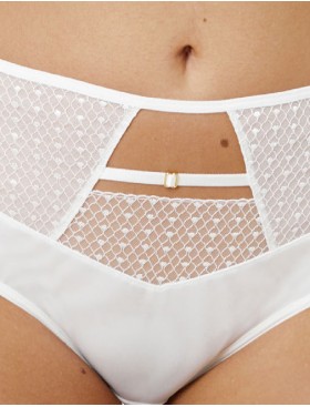 Высокие трусы женские Subtille MIRANDA MILK high-waist, Цвет: шампань, Размеры: M, изображение 3
