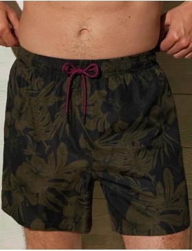 Мужские пляжные шорты Ysabel Mora 90102, Цвет: графит/хаки, Размеры: M