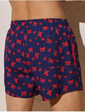 Мужские пляжные шорты Ysabel Mora 90121, Цвет: темно-синий/красный, Размеры: M, изображение 2