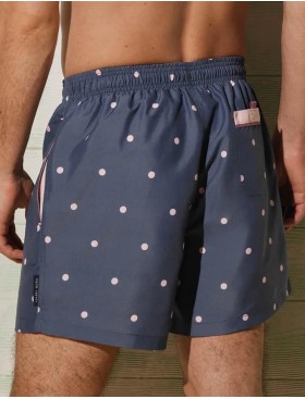 Мужские пляжные шорты Ysabel Mora 90130, Цвет: серый/розовый, Размеры: L, изображение 2