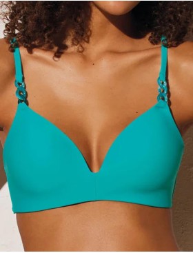 Бирюзовый бюстгальтер пляжный Ysabel Mora 82175, Цвет: бирюзовый, Размеры: 85B