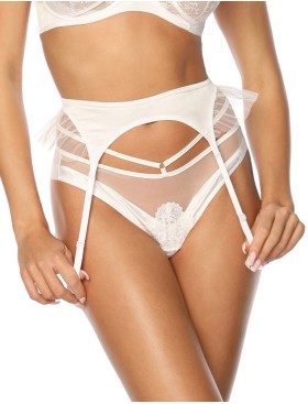 Пояс для чулок Kinga BRIDE JENNY 1045-GB, Цвет: экрю, Размеры: XL