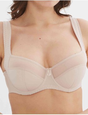 Бюстгальтер полумягкий с подкроем Lina A 6016 серебристый пион, Цвет: серебристый пион, Размеры: 95E