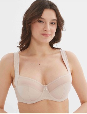 Бюстгальтер полумягкий с подкроем Lina A 6016 серебристый пион, Цвет: серебристый пион, Размеры: 95E, изображение 3