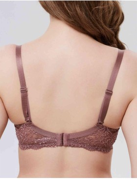 Бюстгальтер балконет пуш-ап Nikol Djumon 132 10 кофейно-розовый, Цвет: кофейно-розовый, Размеры: 70B, изображение 2