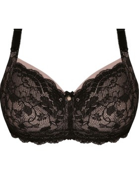 Мягкий бюстгальтер без косточек Nipplex CARMELA M черный, Цвет: черный, Размеры: 90D, изображение 5