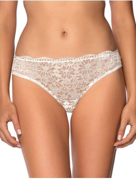 Кружевные бразилиана Nipplex LARA BRAZYLIANY экрю, Цвет: экрю+телесный, Размеры: S