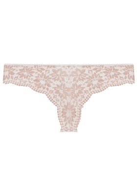 Кружевные бразилиана Nipplex LARA BRAZYLIANY экрю, Цвет: экрю+телесный, Размеры: S, изображение 4