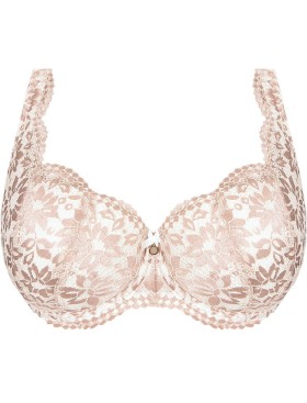 Бюстгальтер балконет Nipplex LARA U экрю, Цвет: экрю+телесный, Размеры: 75H, изображение 4