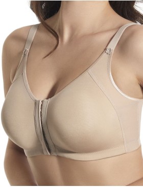 Бюстгальтер с застежкой спереди Selene BELEN серо-бежевый, Цвет: серо-бежевый, Размеры: 75C