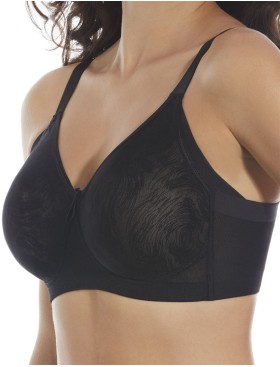 Бюстгальтер бескаркасный мягкий Selene BETTY чёрный, Цвет: чёрный, Размеры: 90D