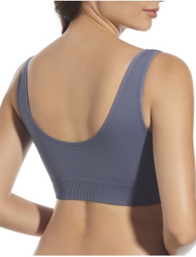 Бесшовный бюстгальтер топ Selene LETIANA темно-синий, Цвет: темно-синий, Размеры: S, изображение 2