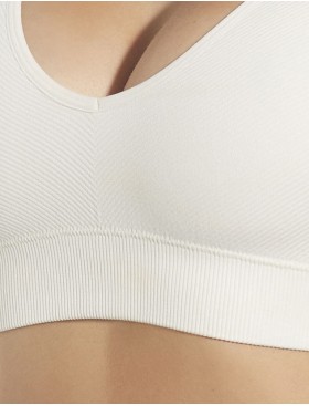 Бесшовный бюстгальтер топ Selene LETIANA слоновая кость, Цвет: слоновая кость, Размеры: S, изображение 4