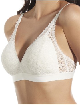 Бюстгальтер бралетт без каркасов Selene MARCELA слоновая кость, Цвет: слоновая кость, Размеры: 70B