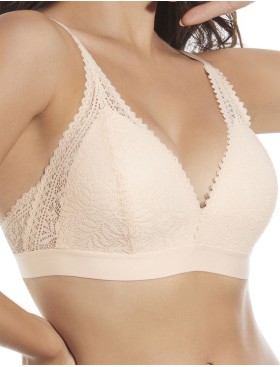 Бюстгальтер бралетт без каркасов Selene MARCELA светло-розовый, Цвет: светло-розовый, Размеры: 70B