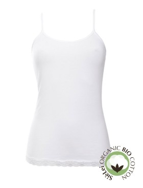 Хлопковая майка-топ Sielei NATURAL COTTON 1432 bianco, Цвет: bianco (белый), Размеры: S, изображение 3