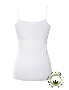 Хлопковая майка-топ Sielei NATURAL COTTON 1432 bianco, Цвет: bianco (белый), Размеры: S, изображение 4