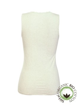 Хлопковая майка с кружевом Sielei NATURAL COTTON 1434 ecru melange, Цвет: ecru melange, Размеры: S, изображение 4