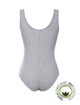 Боди хлопковое Sielei NATURAL COTTON 1448 grigio melange, Цвет: grigio melange, Размеры: S, изображение 4