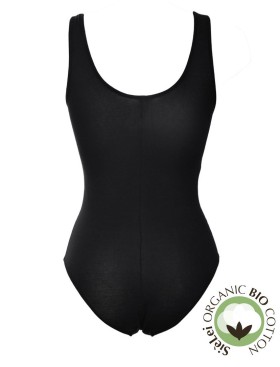 Боди хлопковое Sielei NATURAL COTTON 1448 nero, Цвет: nero (черный), Размеры: XS, изображение 6