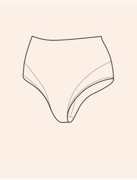 Трусы с утяжкой Sielei EVERYBODY 1867 cipria, Цвет: cipria (телесный), Размеры: S, изображение 6