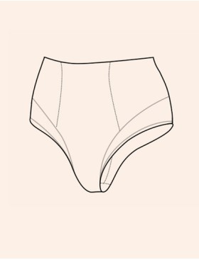 Трусы с утяжкой Sielei EVERYBODY 1869 cipria, Цвет: cipria (телесный), Размеры: S, изображение 8