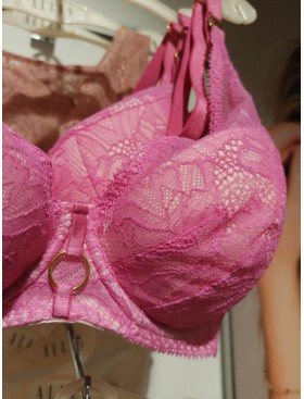 Бюстгальтер балконет пуш-ап Alles ARUBA P-UP, Цвет: розовый, Размеры: 85B, изображение 2