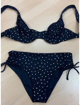 Мягкий раздельный купальник Sielei GP53+GP69 nero, Цвет: nero (черный), Размеры: 75D, изображение 6