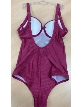 Слитный купальник с формованной чашкой Sielei LX50 sangria, Цвет: sangria (сангрия), Размеры: 75C, изображение 8