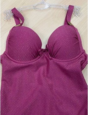 Слитный купальник с формованной чашкой Sielei LX50 sangria, Цвет: sangria (сангрия), Размеры: 75C, изображение 5