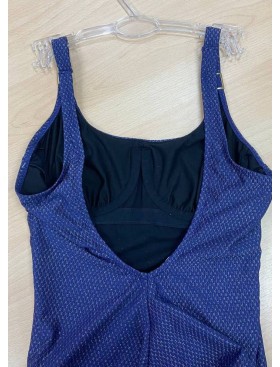 Синий закрытый купальник Sielei LX51 blu, Цвет: blu (синий), Размеры: 90B, изображение 6