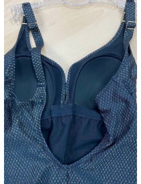 Черный купальник с формованной чашкой Sielei LX58 nero, Цвет: nero (черный), Размеры: 75B, изображение 8