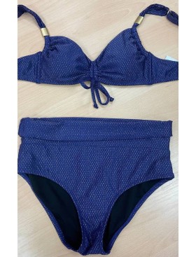 Синий раздельный купальник Sielei LX74 blu, Цвет: blu (синий), Размеры: 75C, изображение 4