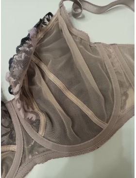 Мягкий бюстгальтер на большую грудь Subtille PETRA soft, Цвет: фиолетовый, Размеры: 70L, изображение 3