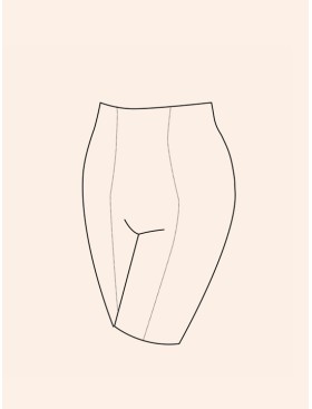 Корректирующие удлиненные панталоны Sielei EVERYBODY 1861 cipria, Цвет: cipria (телесный), Размеры: S, изображение 5