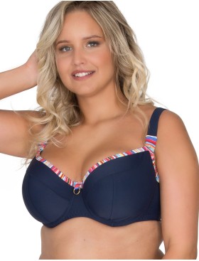 Купальный лиф мягкий Akcent AN242 M, Цвет: темно-синий, Размеры: 100E