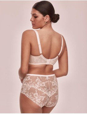 Кружевные высокие трусы Alles SUBLIME classic beige, Цвет: бежевый, Размеры: L, изображение 4