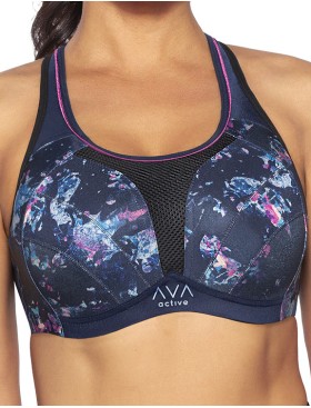 Бюстгальтер спортивный Ava DINA U на крючки, Цвет: застежка крючки, Размеры: 90H
