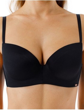 Бюстгальтер балконет Coquette Revue SKIN 54119-06, Цвет: черный, Размеры: 70D