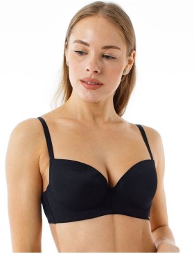 Бюстгальтер балконет Coquette Revue SKIN 54119-06, Цвет: черный, Размеры: 70D, изображение 3