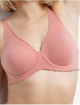 Бесшовный бюстгальтер на косточках Dim BODY TOUCH 08F3 розовый, Цвет: розовый, Размеры: 70B