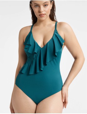 Купальник сплошной Esotiq BAE 40704 изумруд, Цвет: изумруд, Размеры: 75D, изображение 2