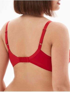 Бюстгальтер полумягкий Milavitsa 116182 рубин/нюд, Цвет: рубин/нюд, Размеры: 90C, изображение 2