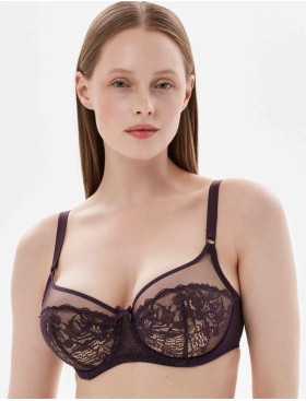 Полумягкий бюстгальтер Milavitsa 124930 джем/нюд, Цвет: джем/нюд, Размеры: 75D, изображение 3