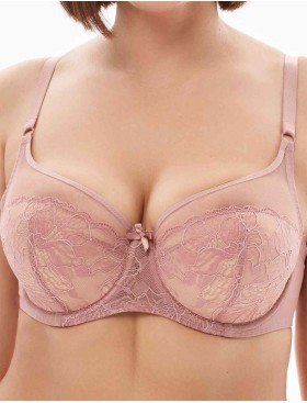 Полумягкий бюстгальтер Milavitsa 124930 камелия/нюд, Цвет: камелия/нюд, Размеры: 80C