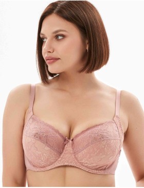 Бюстгальтер мягкий с подкроем Milavitsa 124960 камелия/нюд, Цвет: камелия/нюд, Размеры: 75E, изображение 4