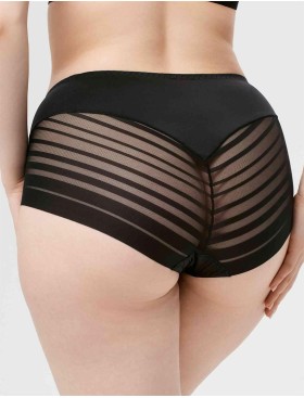 Трусы слипы высокие Milavitsa 265340 черный, Цвет: черный, Размеры: 2XL, изображение 2