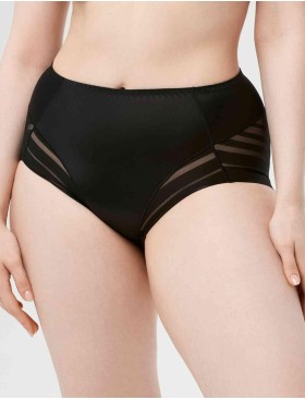 Трусы слипы высокие Milavitsa 265340 черный, Цвет: черный, Размеры: 2XL