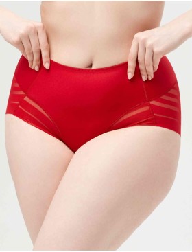 Трусы слипы высокие Milavitsa 265340 рубин, Цвет: рубин, Размеры: 5XL, изображение 3