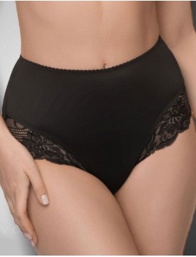 Высокие трусы VOVA LAURA V32541 черный, Цвет: черный, Размеры: XL